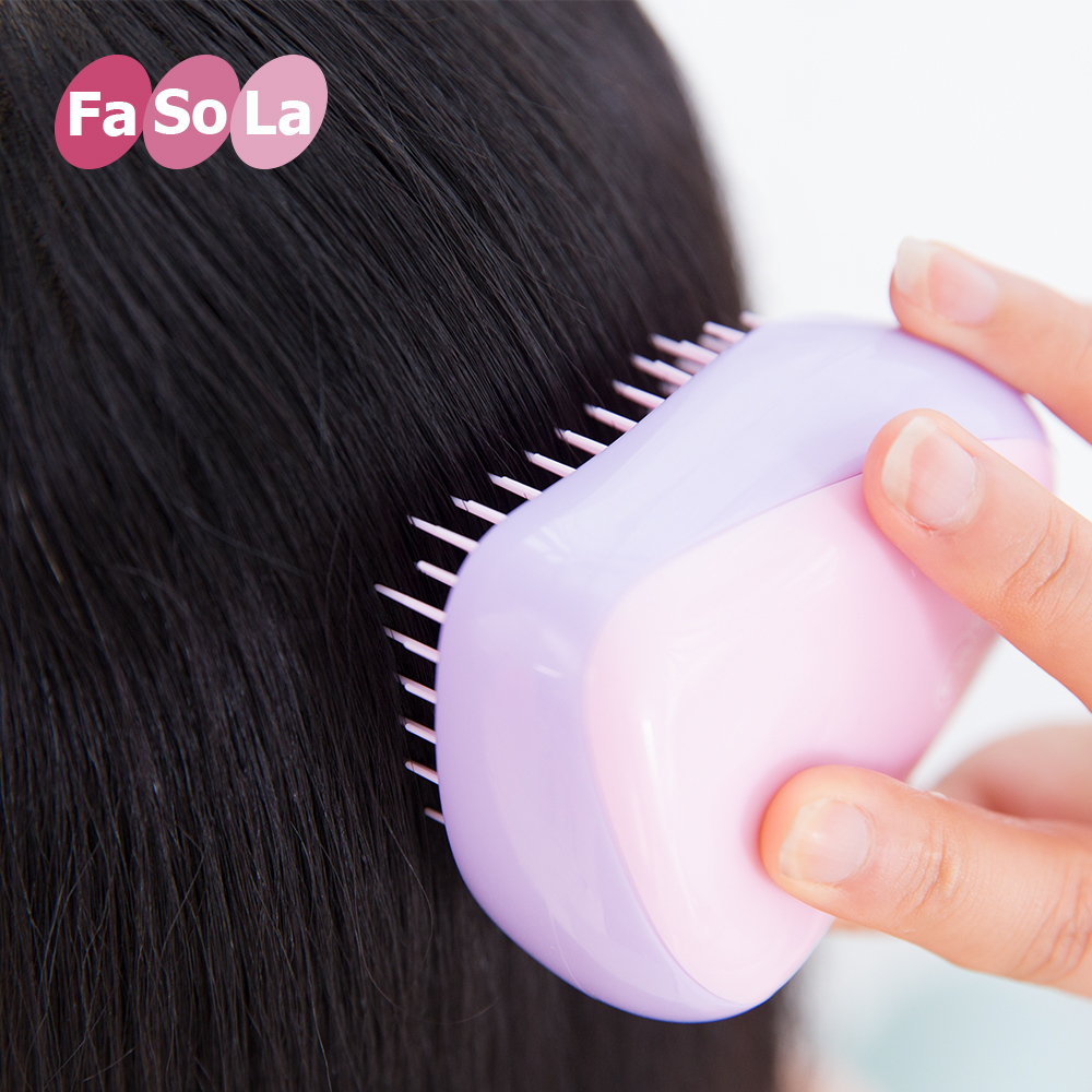 FaSoLa Original Detangling Brush for thick, thin, dry or wet hair - Detangler Hair Brush for Adults or Kids 